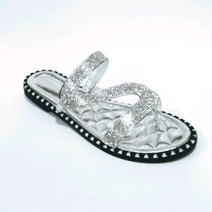 Wild diva lounge diamond studded sandals